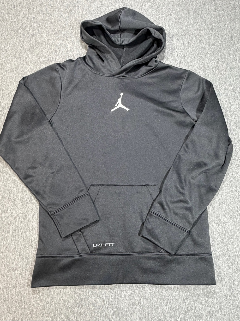 Nike Air Jordan Black Dri-FIT Hoodie Youth Large 12-13